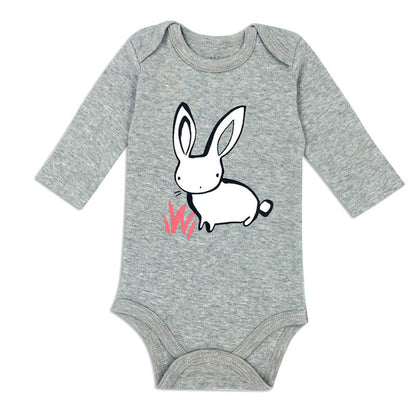 Newborn Baby Girl Boy Clothes 0-24 Months Long Sleeve 100%cotton Cute Cartoon Print Autumn Infant Romper