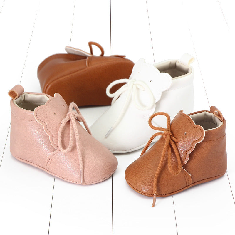 Cozy Teddy Bear Soft Sole Baby Shoes