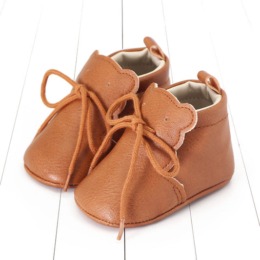 Cozy Teddy Bear Soft Sole Baby Shoes