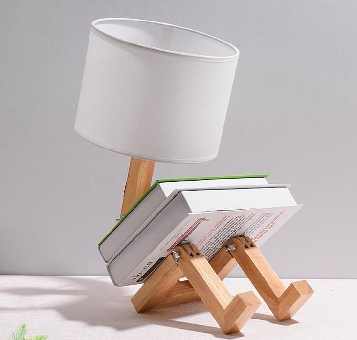 Humanoid Japanese style personalized table lamp