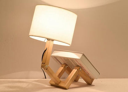 Humanoid Japanese style personalized table lamp