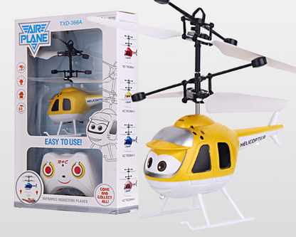 Street stall toys, remote control small aircraft, induction aircraft, suspended aircraft, luminous electric children's toys wholesale