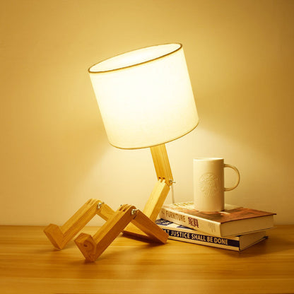 Humanoid Japanese style personalized table lamp